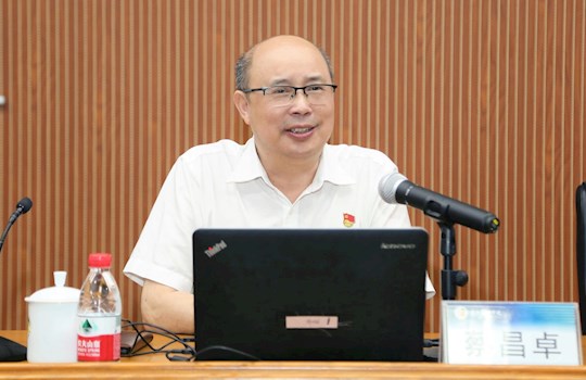 【党史学习教育】蔡昌卓书记为学校离退休党员作党史学习教育专题宣讲报告